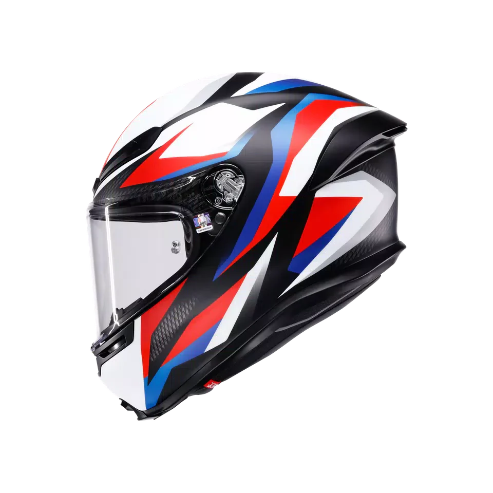AGV K6 S Timewarp Matt Black/Red/Blue Helmet - AGV | SuperBike Store India