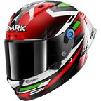 Shark Shark Aeron GP FIM Racing #1 Firstlap Helmet - Carbon Red Green – front view