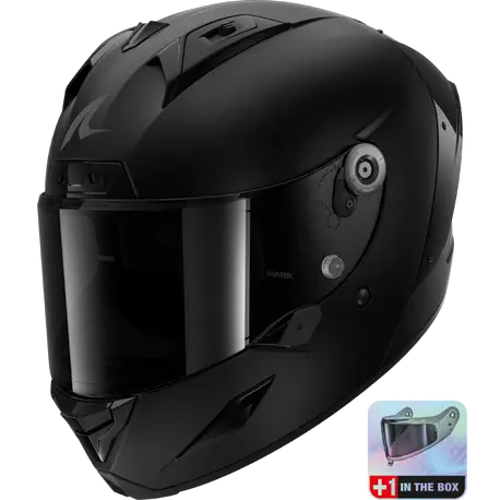 Shark Shark Aeron Dark Shadow Helmet - Mat Black Mat – front view