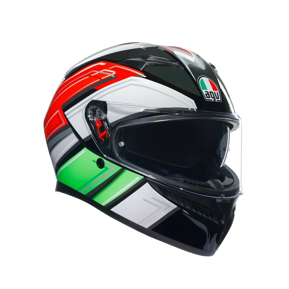 AGV AGV K3 Wing Black/Italy Helmet – front view