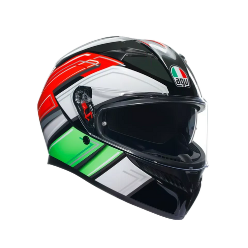AGV AGV K3 Wing Black/Italy Helmet – front view