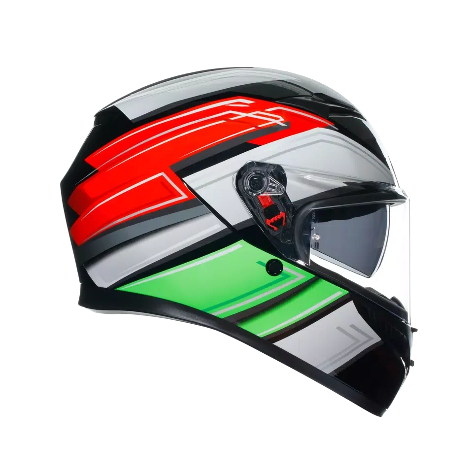 AGV AGV K3 Wing Black/Italy Helmet – top view