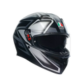 AGV K3 Compound Matt Black/Grey Helmet - AGV | SuperBike Store India