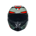 AGV AGV K3 Decept Matt Black/Green/Red Helmet – side view