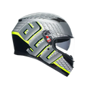 AGV AGV K3 Fortify Grey/Black/Yellow Fluo Helmet – top view