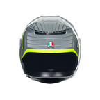 AGV AGV K3 Fortify Grey/Black/Yellow Fluo Helmet – rear view