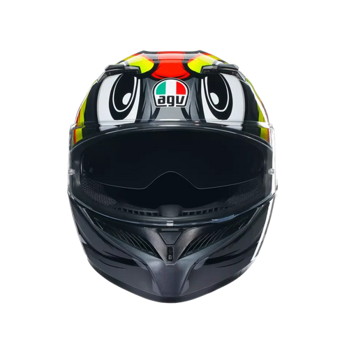 AGV AGV K3 Birdy 2.0 Grey/Yellow/Red Helmet – side view