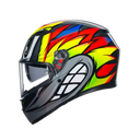 AGV AGV K3 Birdy 2.0 Grey/Yellow/Red Helmet – detail view