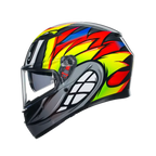 AGV AGV K3 Birdy 2.0 Grey/Yellow/Red Helmet – detail view