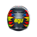AGV AGV K3 Birdy 2.0 Grey/Yellow/Red Helmet – rear view