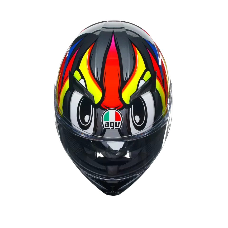 AGV AGV K3 Birdy 2.0 Grey/Yellow/Red Helmet – product view