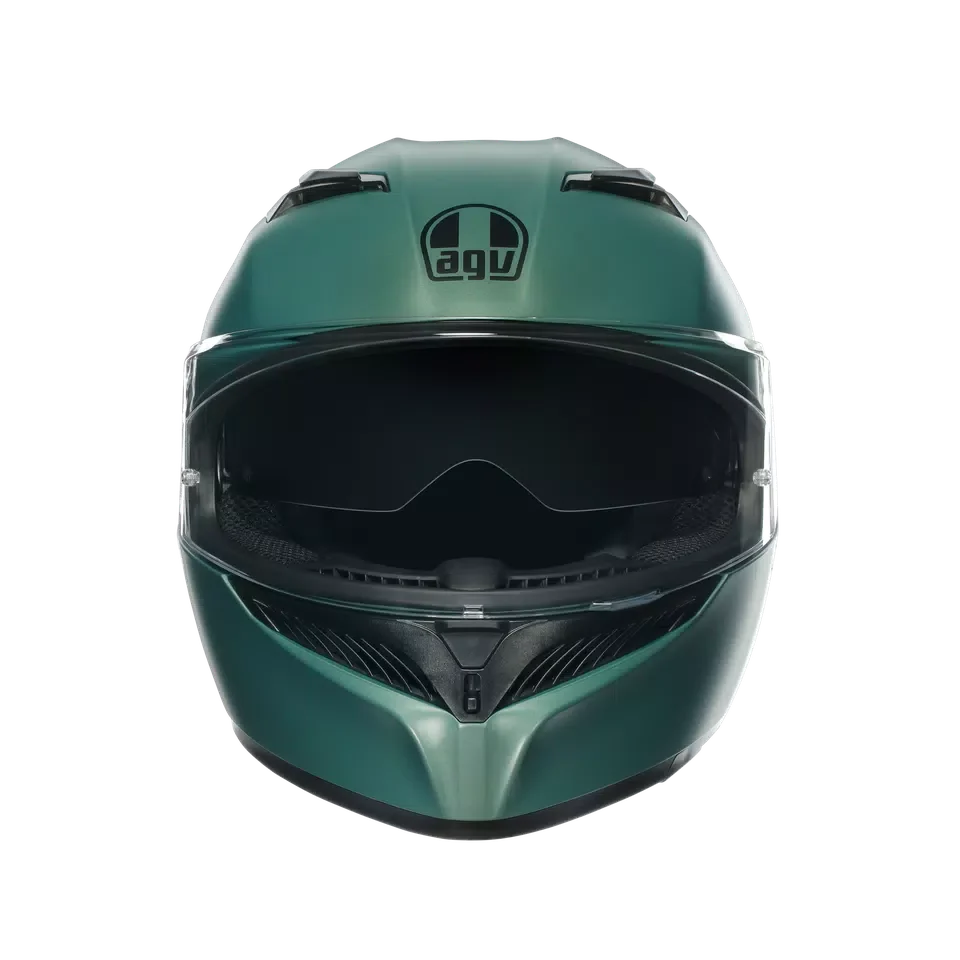 AGV AGV K3 Mono Matt Salvia Green Helmet – side view
