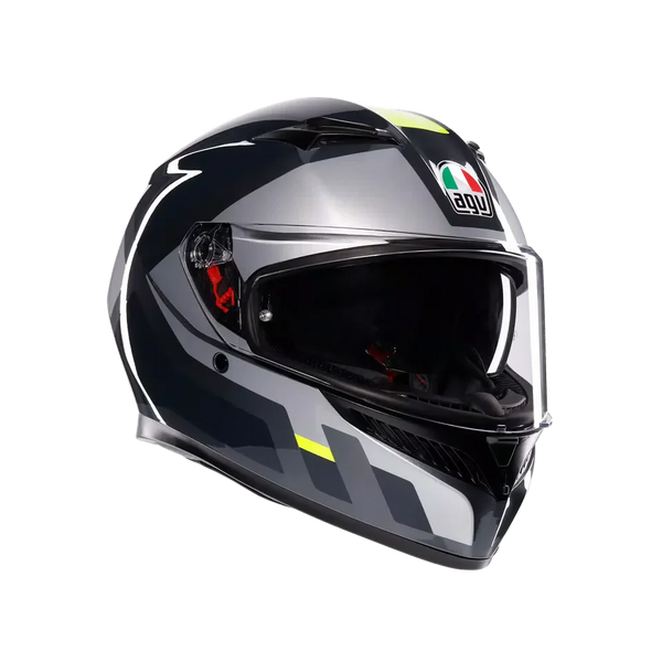 AGV K3 Shade Grey/Yellow Fluo Helmet - image 1