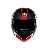 AGV K3 Striga Black/Grey/Red Helmet - AGV | SuperBike Store India