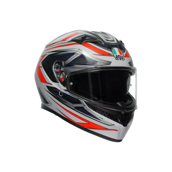 AGV K3 Space Matt White/Red Fluo Helmet - image 1