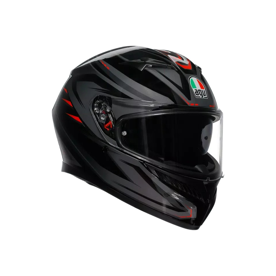 AGV AGV K3 Syth Black/Red Helmet – front view