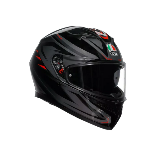 AGV AGV K3 Syth Black/Red Helmet – front view