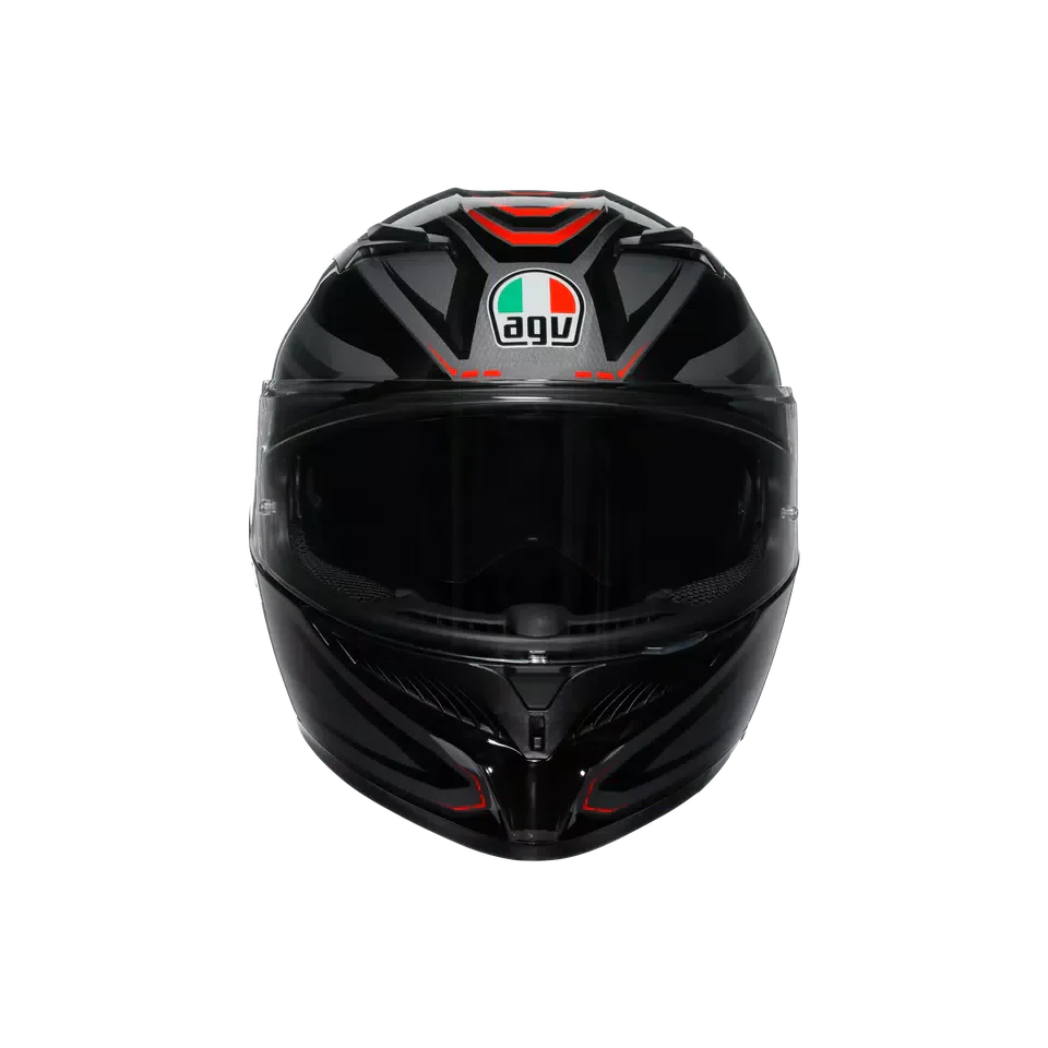 AGV K3 Syth Black/Red Helmet - AGV | SuperBike Store India