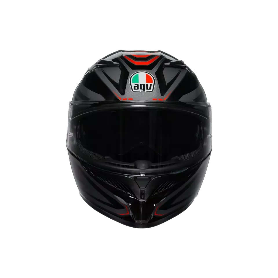 AGV AGV K3 Syth Black/Red Helmet – side view