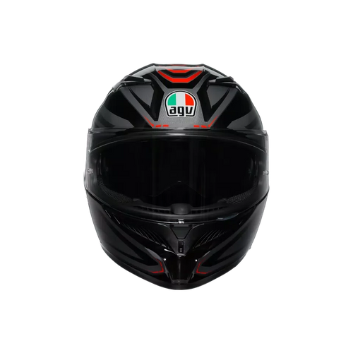 AGV AGV K3 Syth Black/Red Helmet – side view