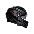 AGV AGV K3 Syth Black/Red Helmet – top view