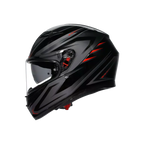 AGV AGV K3 Syth Black/Red Helmet – detail view