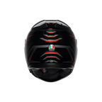 AGV AGV K3 Syth Black/Red Helmet – rear view
