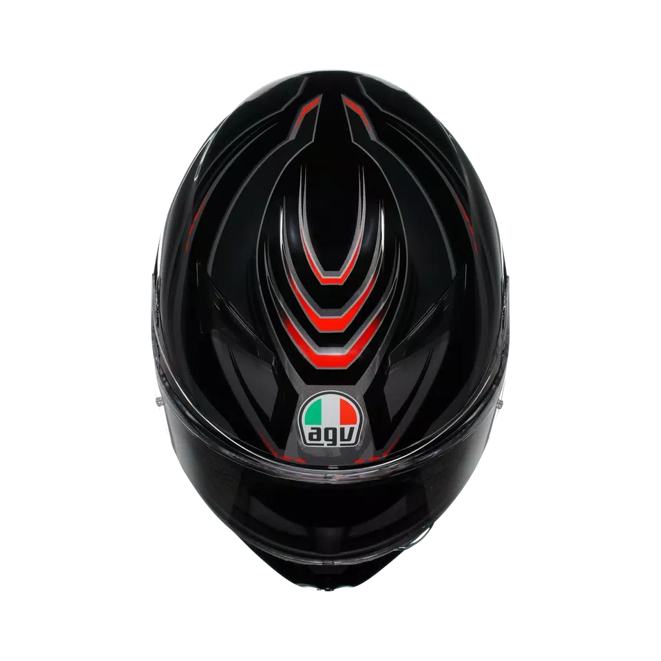 AGV AGV K3 Syth Black/Red Helmet – product view