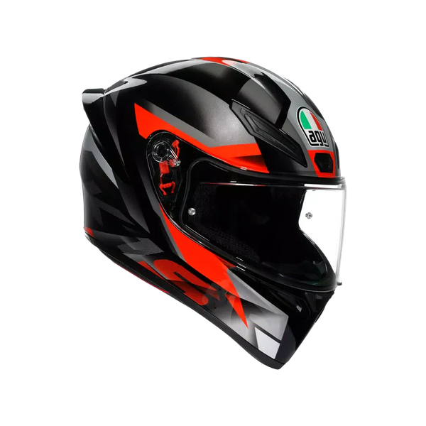 AGV K1 S Fastlap Black/Grey/Red Helmet - image 1