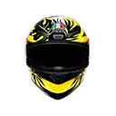 AGV AGV K1 S Tropicrush Black/Orange Helmet – top view