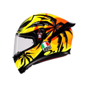 AGV AGV K1 S Tropicrush Black/Orange Helmet – side view