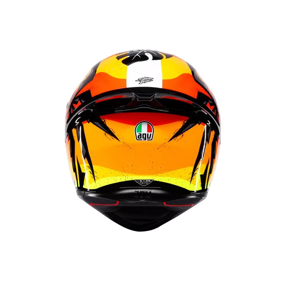 AGV AGV K1 S Tropicrush Black/Orange Helmet – detail view