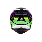 AGV AGV K1 S Punkpulse Black/Purple/Lime Helmet – top view