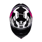 AGV AGV K1 S Punkpulse Black/Purple/Lime Helmet – detail view
