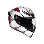 AGV AGV K1 S Speedarmor Matt Black/Grey/Red Helmet – front view
