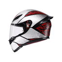 AGV AGV K1 S Speedarmor Matt Black/Grey/Red Helmet – side view