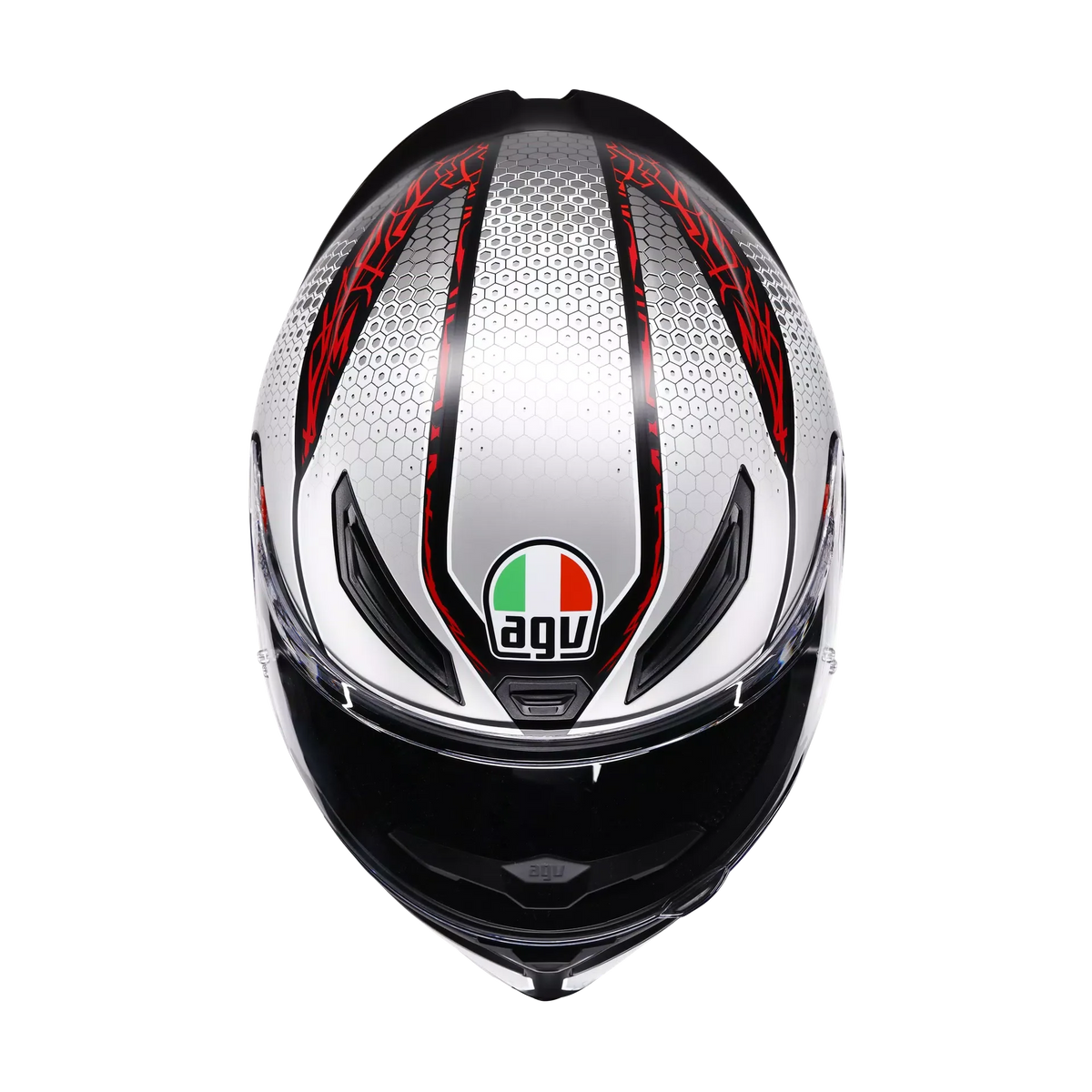 AGV AGV K1 S Speedarmor Matt Black/Grey/Red Helmet – detail view