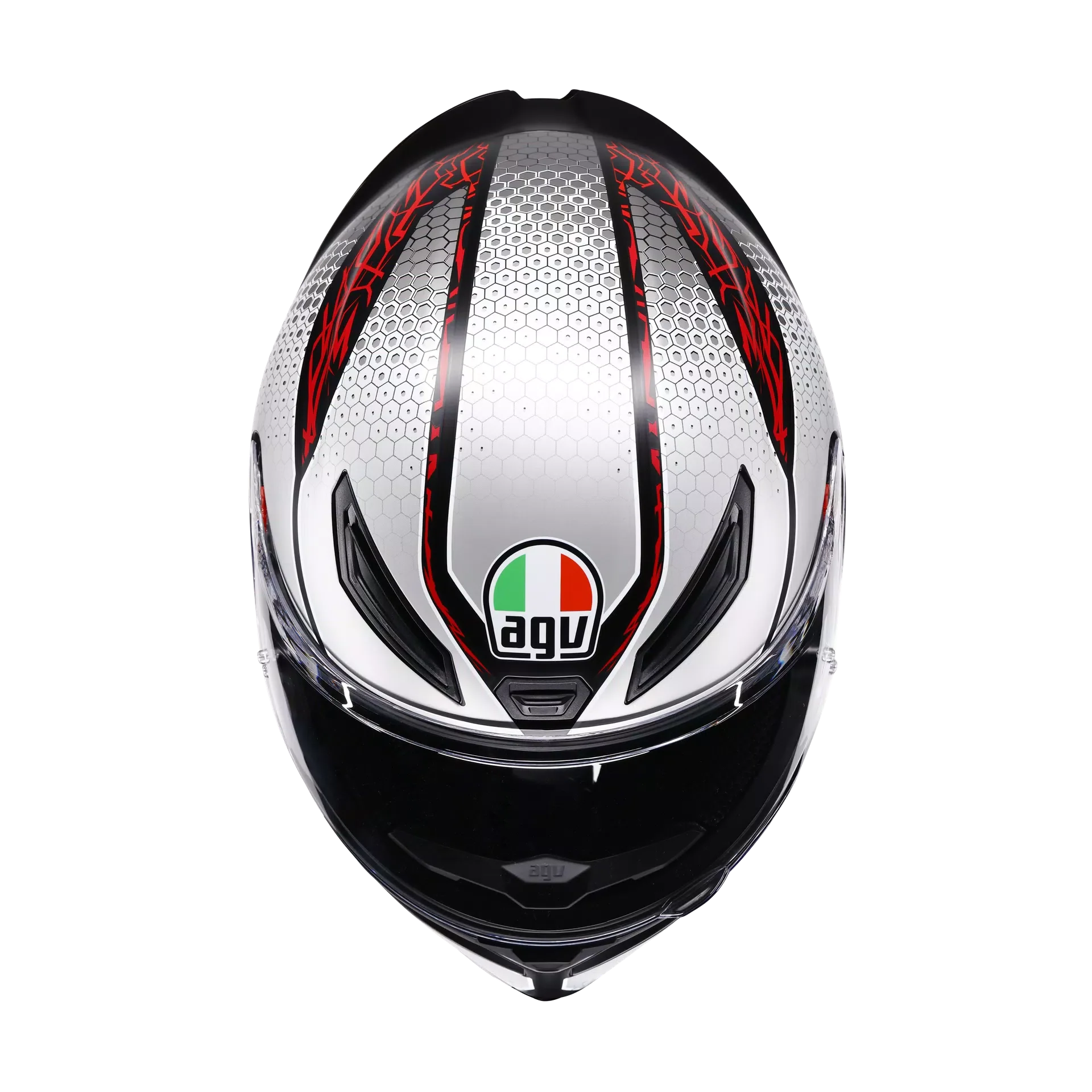 AGV AGV K1 S Speedarmor Matt Black/Grey/Red Helmet – detail view