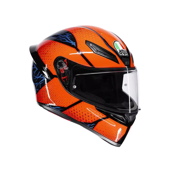 AGV K1 S Speedarmor Black/Orange/Blue Helmet - image 1