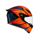 AGV AGV K1 S Speedarmor Black/Orange/Blue Helmet – rear view