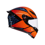 AGV AGV K1 S Speedarmor Black/Orange/Blue Helmet – rear view