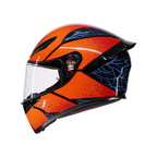 AGV AGV K1 S Speedarmor Black/Orange/Blue Helmet – side view