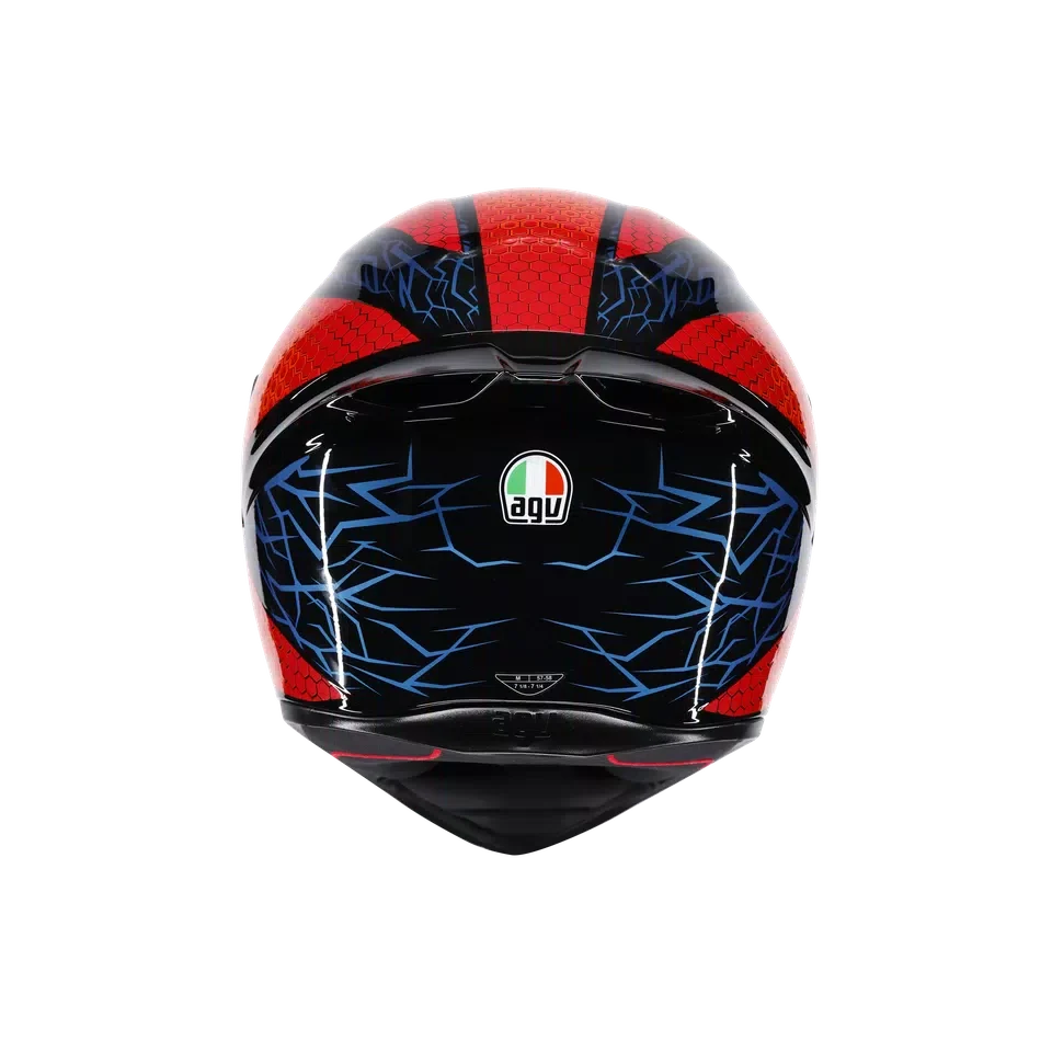 AGV AGV K1 S Speedarmor Black/Orange/Blue Helmet – detail view