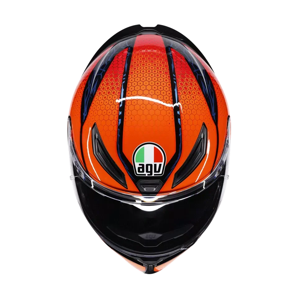 AGV AGV K1 S Speedarmor Black/Orange/Blue Helmet – product view