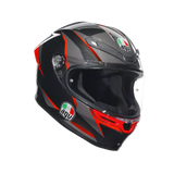 AGV K6 S Slashcut Black/Grey/Red Helmet - AGV | SuperBike Store India