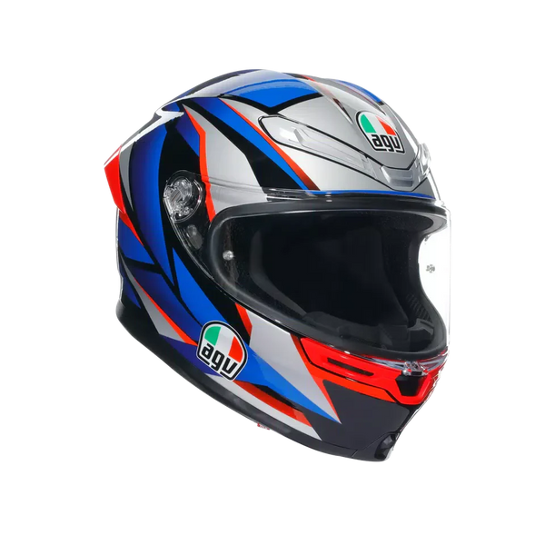 AGV K6 S Slashcut Black/Blue/Red Helmet - image 2