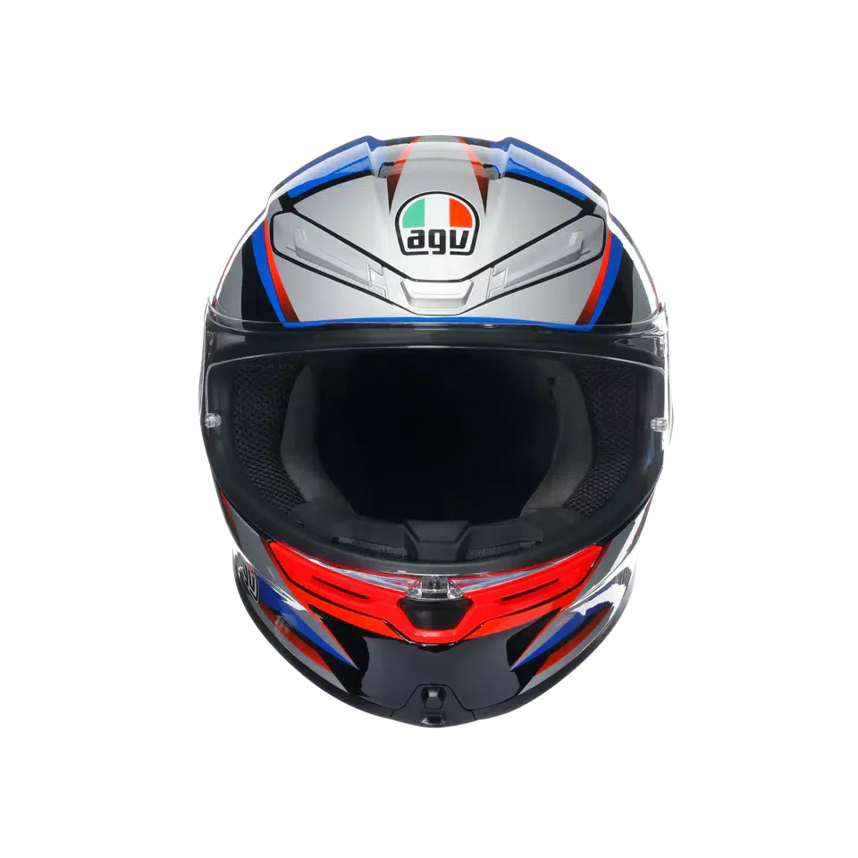 AGV K6 S Slashcut Black/Blue/Red Helmet - AGV | SuperBike Store India