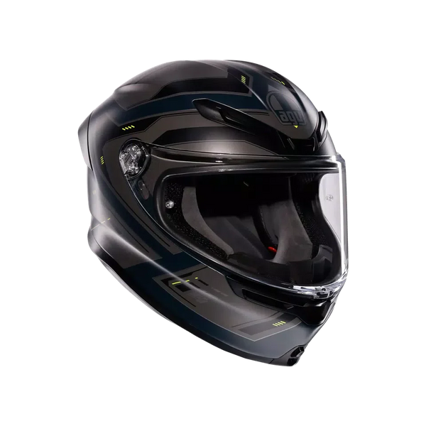 AGV K6 S Enhance Matt Grey/Yellow Fluo Helmet - image 1