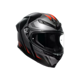 AGV K6 S Karve Matt Black/Grey/Red Helmet - AGV | SuperBike Store India