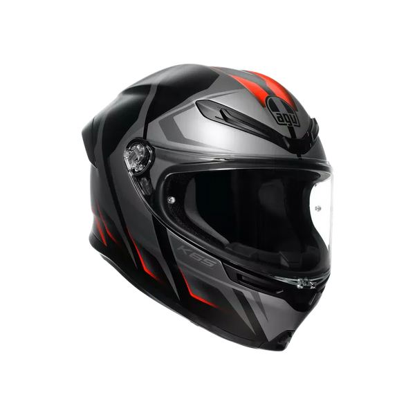 AGV K6 S Karve Matt Black/Grey/Red Helmet - image 1
